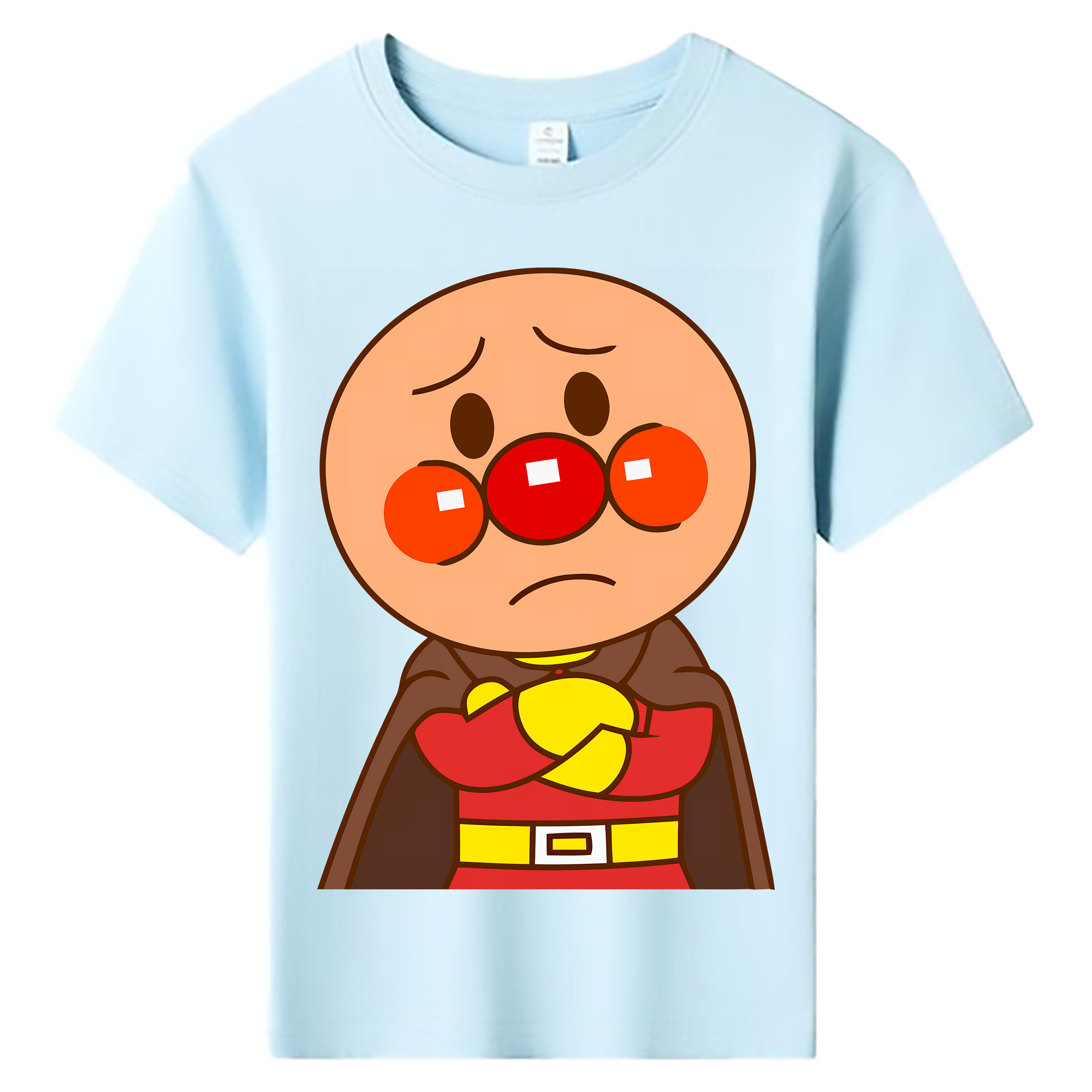 （画像用） アンパンマン Anpanman 綿100％キッズTシャツ（フロントプリント）